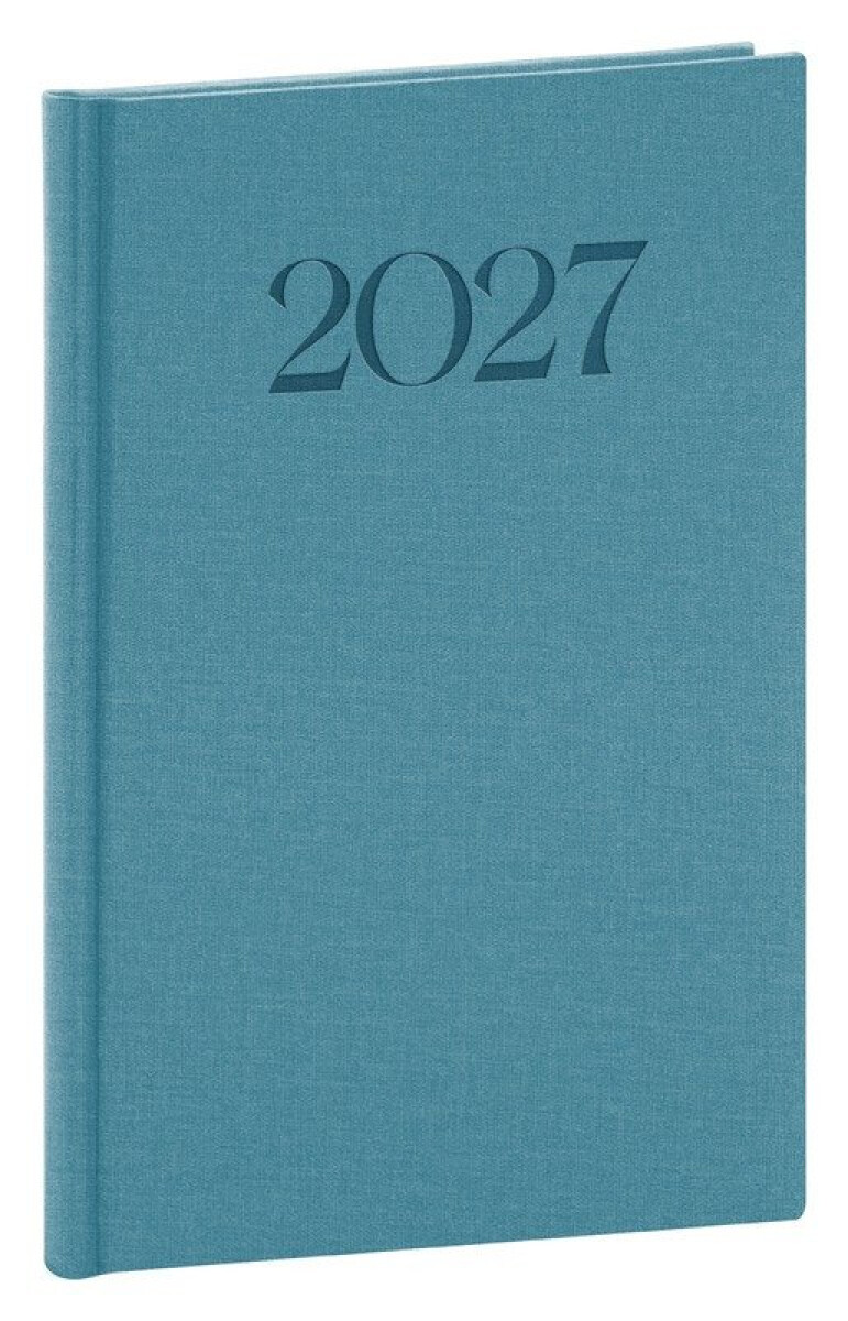 Notique týdenní diář Biella 2027 modrý 15 × 21 cm