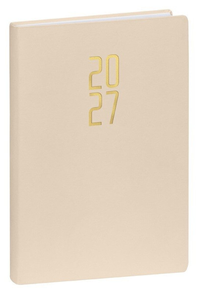 Notique denní diář Ponza 2027 béžový 15 × 21 cm