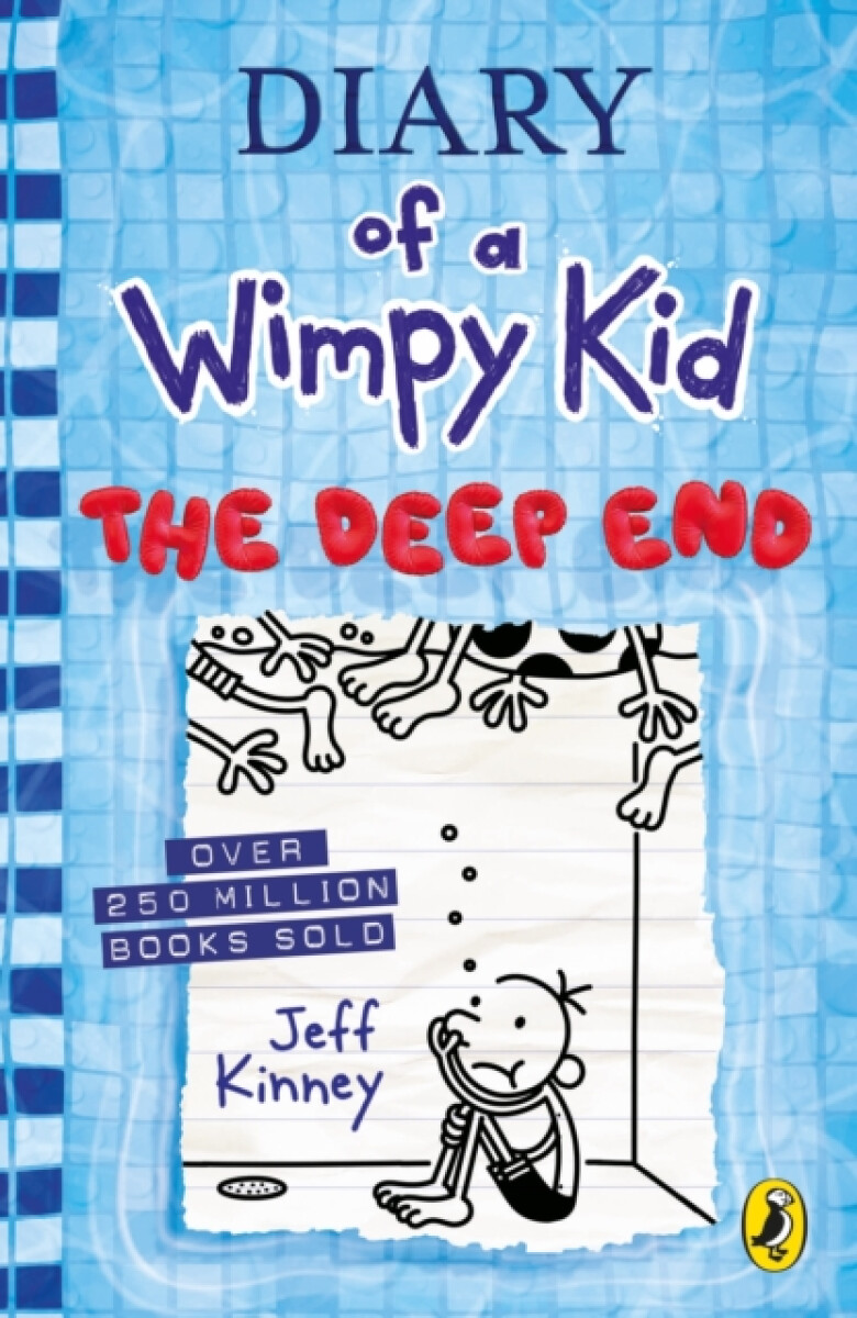 Kniha Diary of a Wimpy Kid 15: The Deep End, 1. vydání