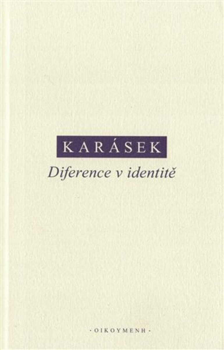 Kniha Diference v identitě