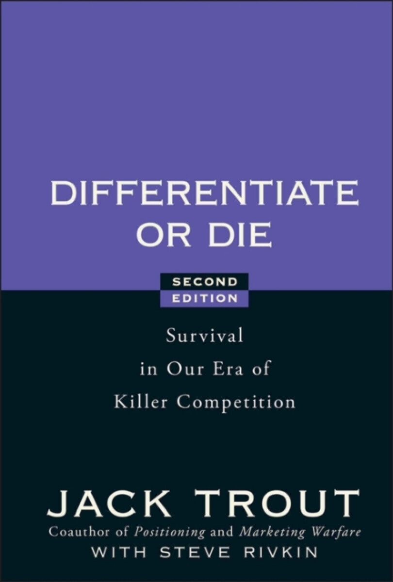 Kniha Differentiate or Die
