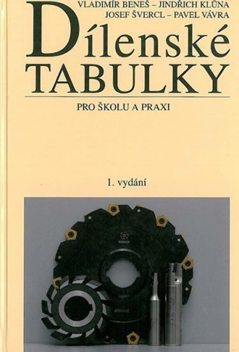 Kniha Dílenské tabulky