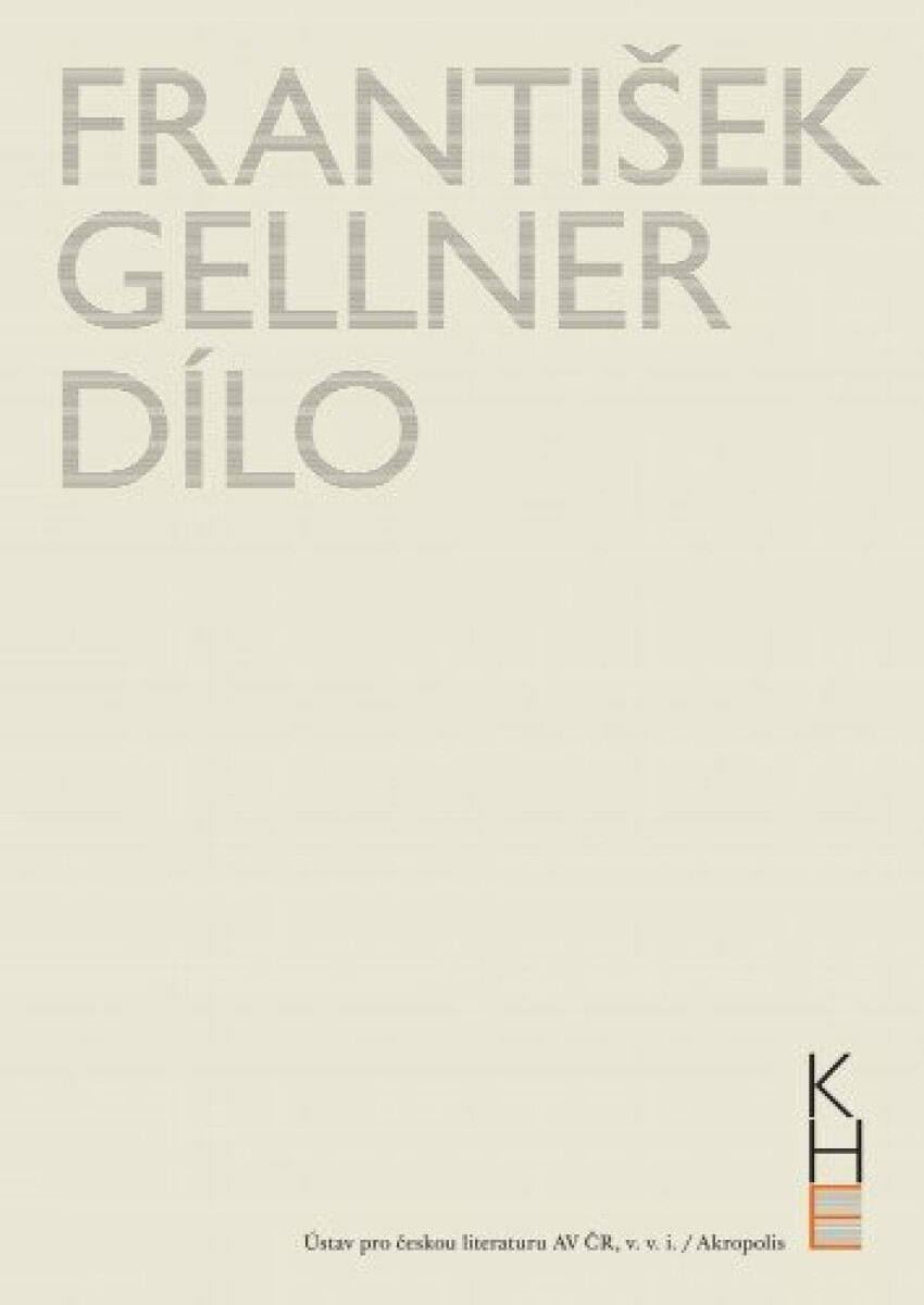 Dílo  - František Gellner