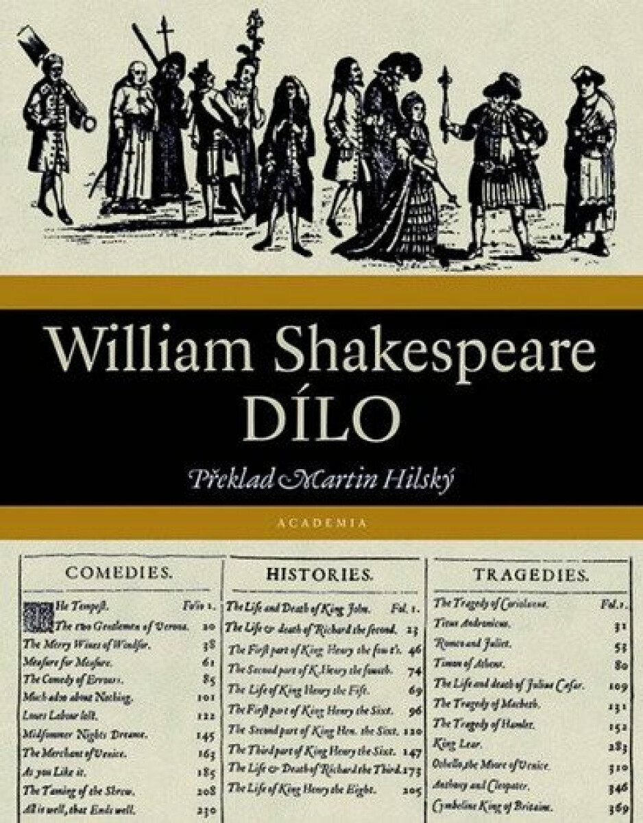 Kniha Dílo. William Shakespeare
