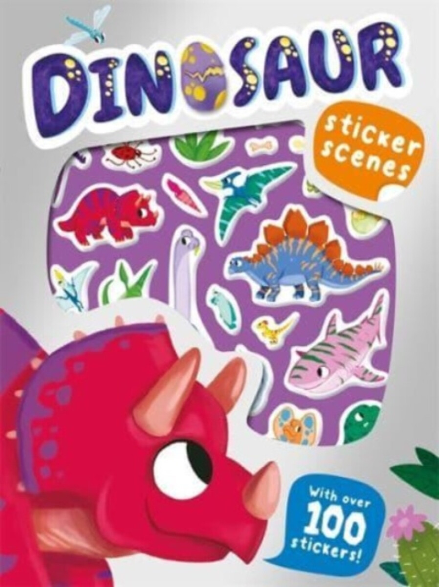 Kniha Dinosaur Sticker Scenes