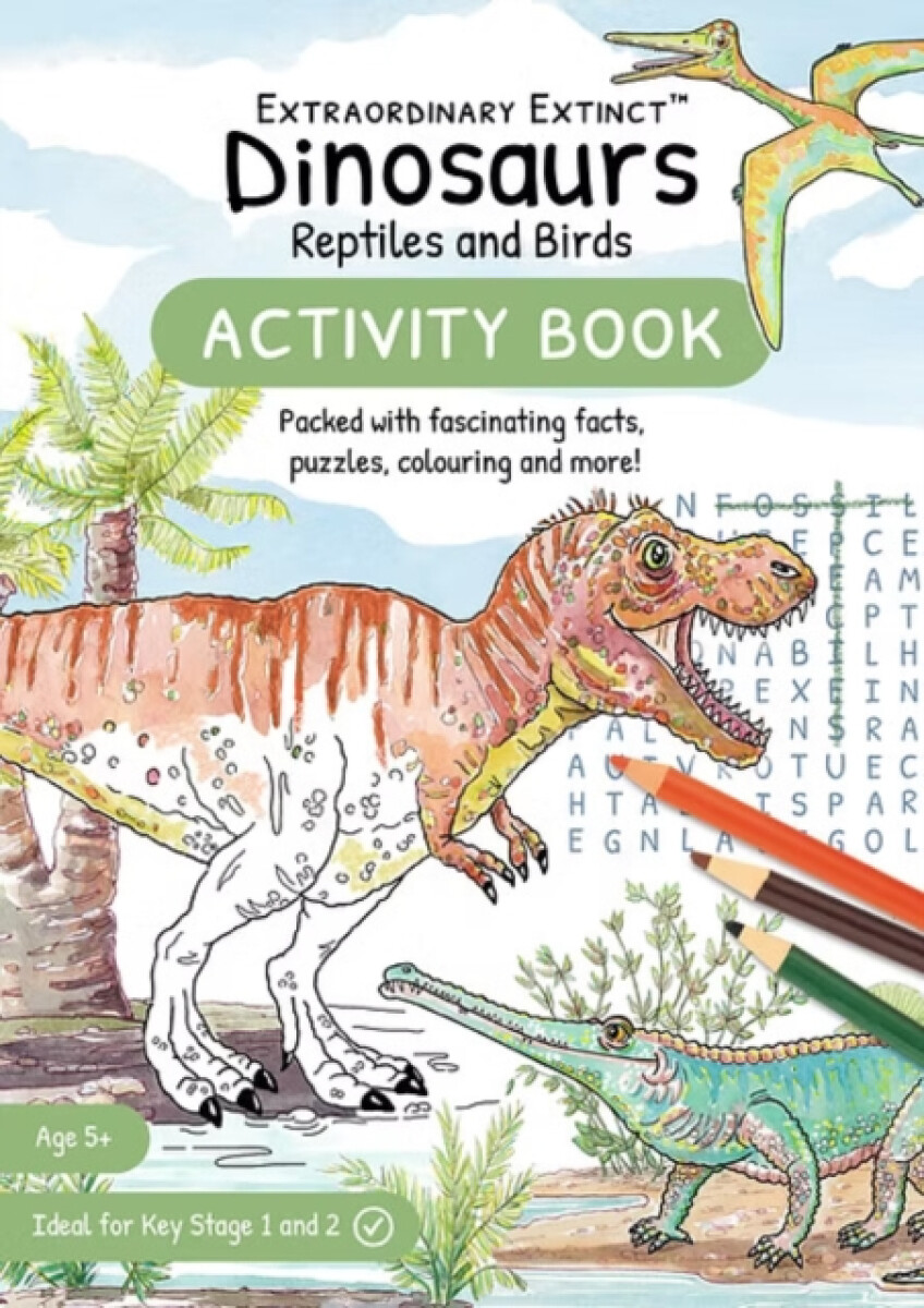 Kniha Dinosaurs Reptiles and Birds: Activity Book