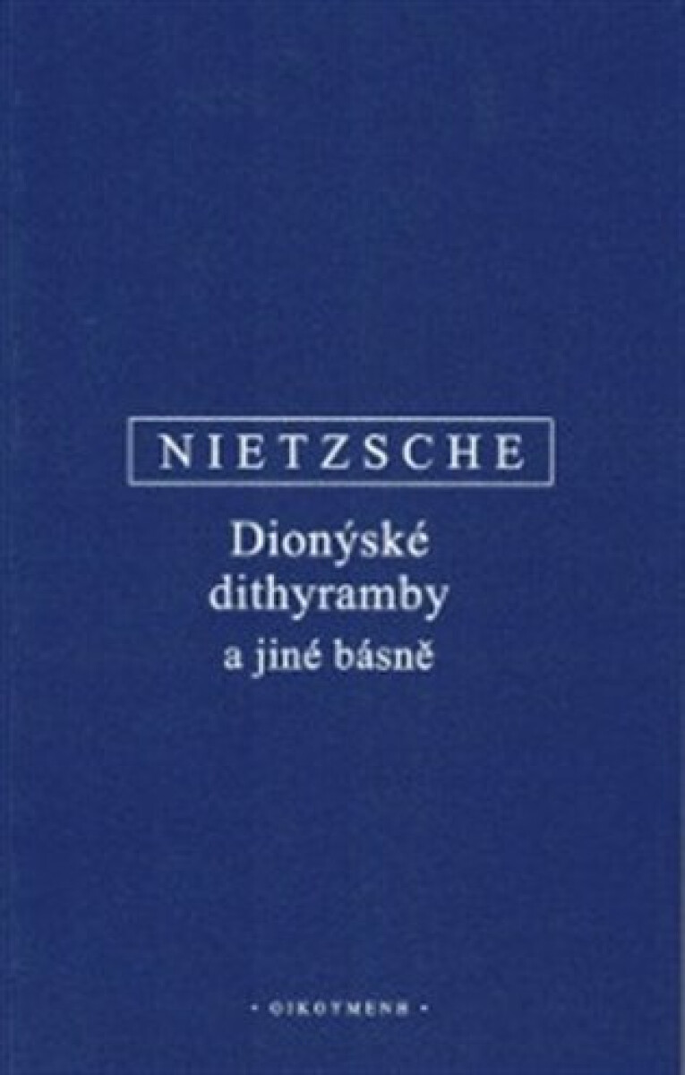 Kniha Dionýské dithyramby a jiné básně
