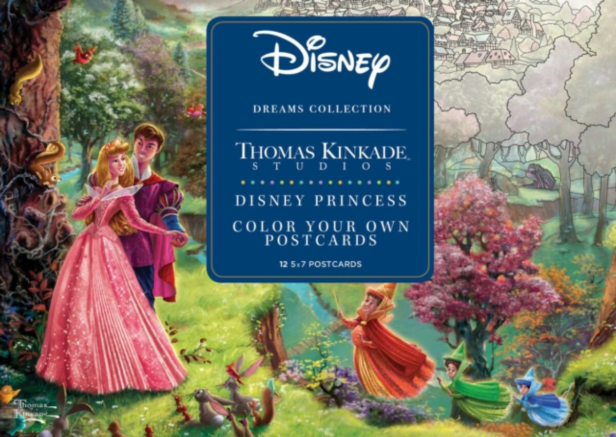 Kniha Disney Dreams Collection Thomas Kinkade Studios Disney Princess Color Your Own P