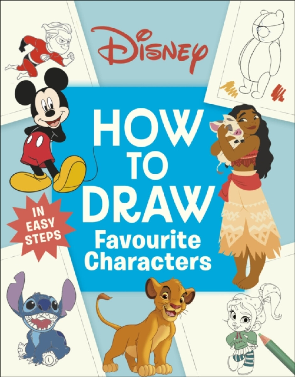 Kniha Disney How to Draw Favourite Characters