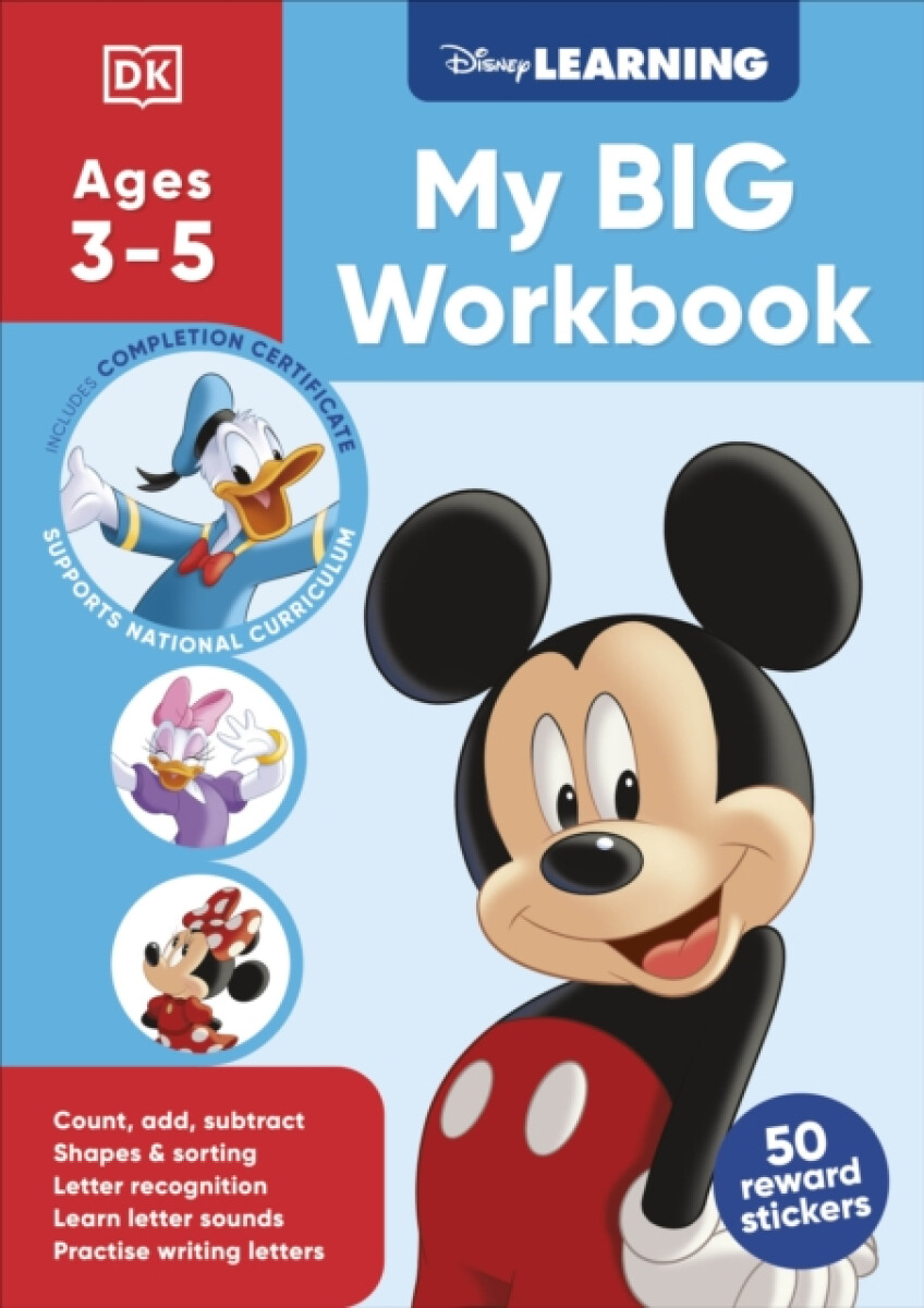 Kniha Disney Learning Big Workbook Ages 3-5