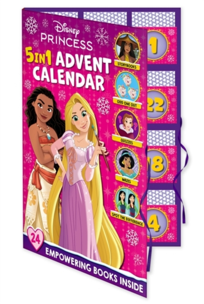 Kniha Disney Princess: 5-in-1 Advent Calendar