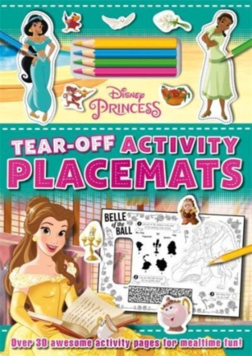 Kniha Disney Princess: Tear-Off Activity Placemats