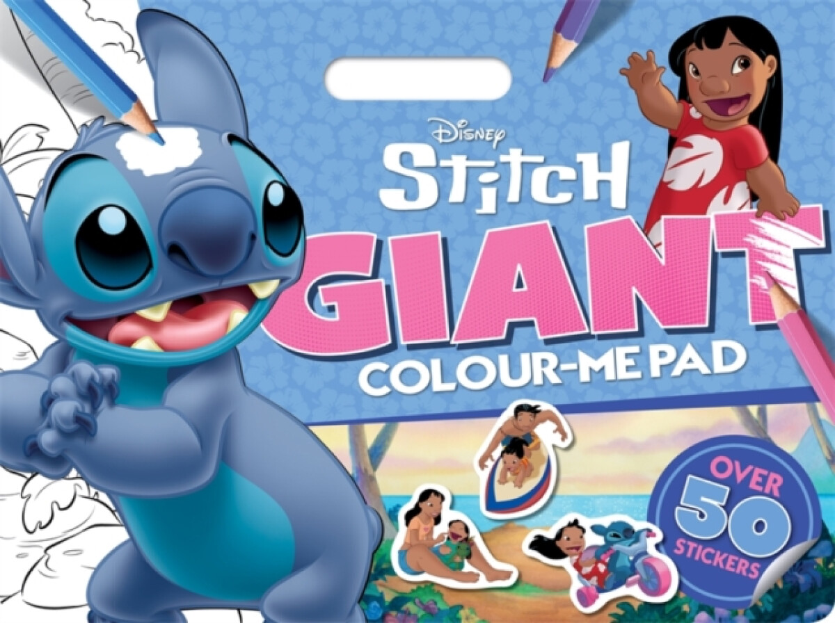 Kniha Disney Stitch: Giant Colour-Me Pad