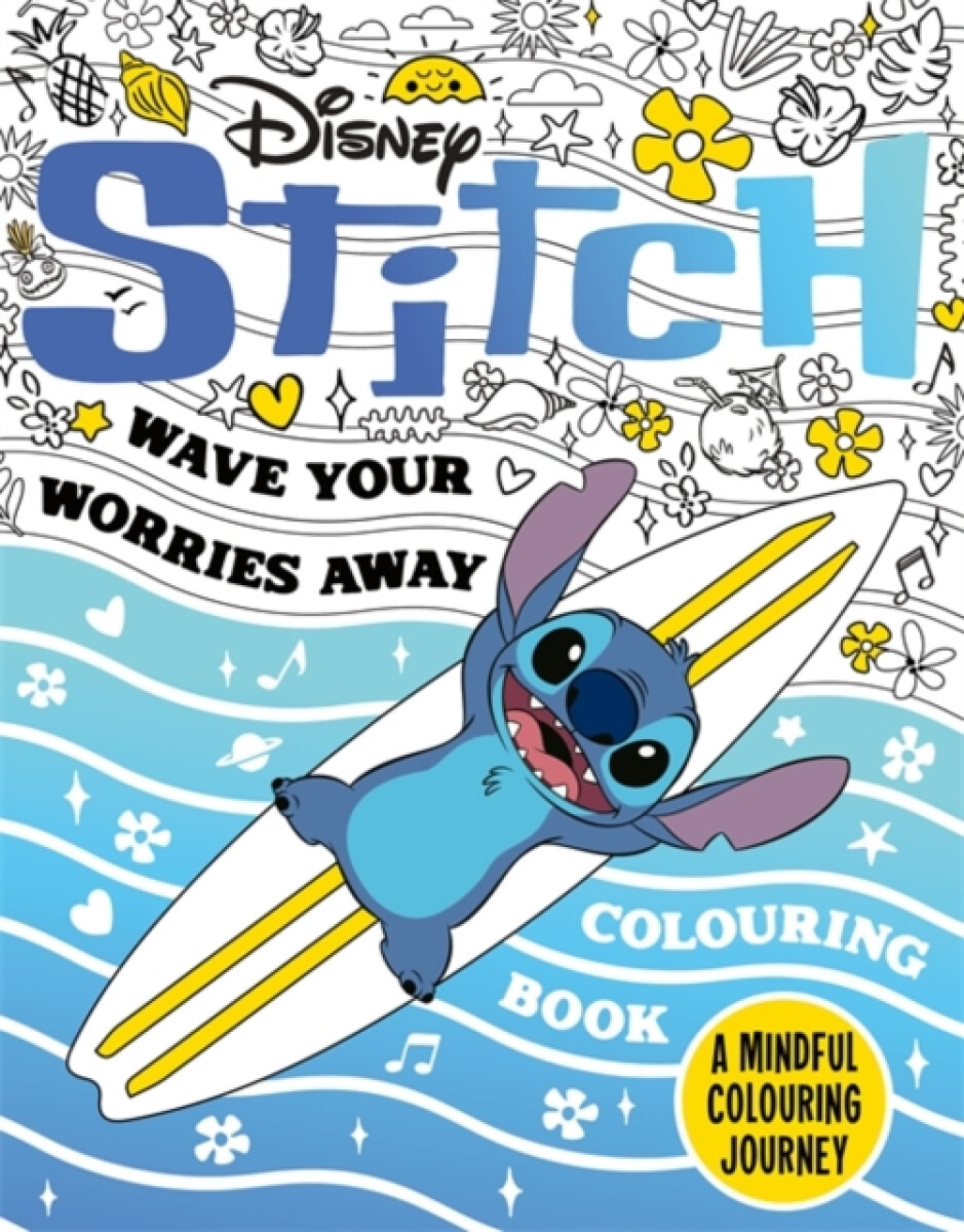 Kniha Disney Stitch - Wave Your Worries Away Colouring Book