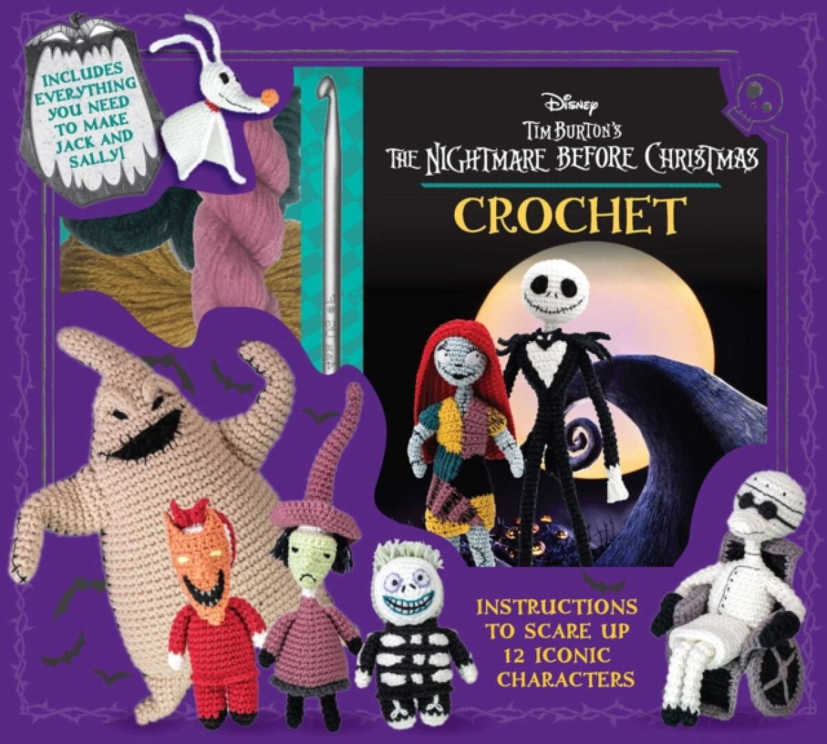 Kniha Disney Tim Burton's The Nightmare Before Christmas Crochet