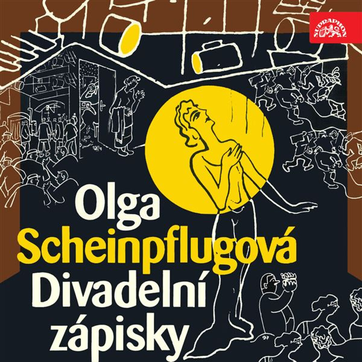 Levně Divadelní zápisky - Karel Čapek, Olga Scheinpflugová - audiokniha