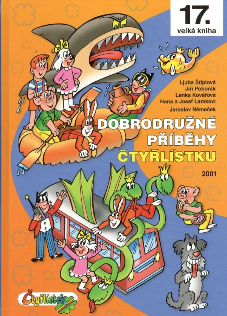 Kniha Dobrodružné příběhy Čtyřlístku
