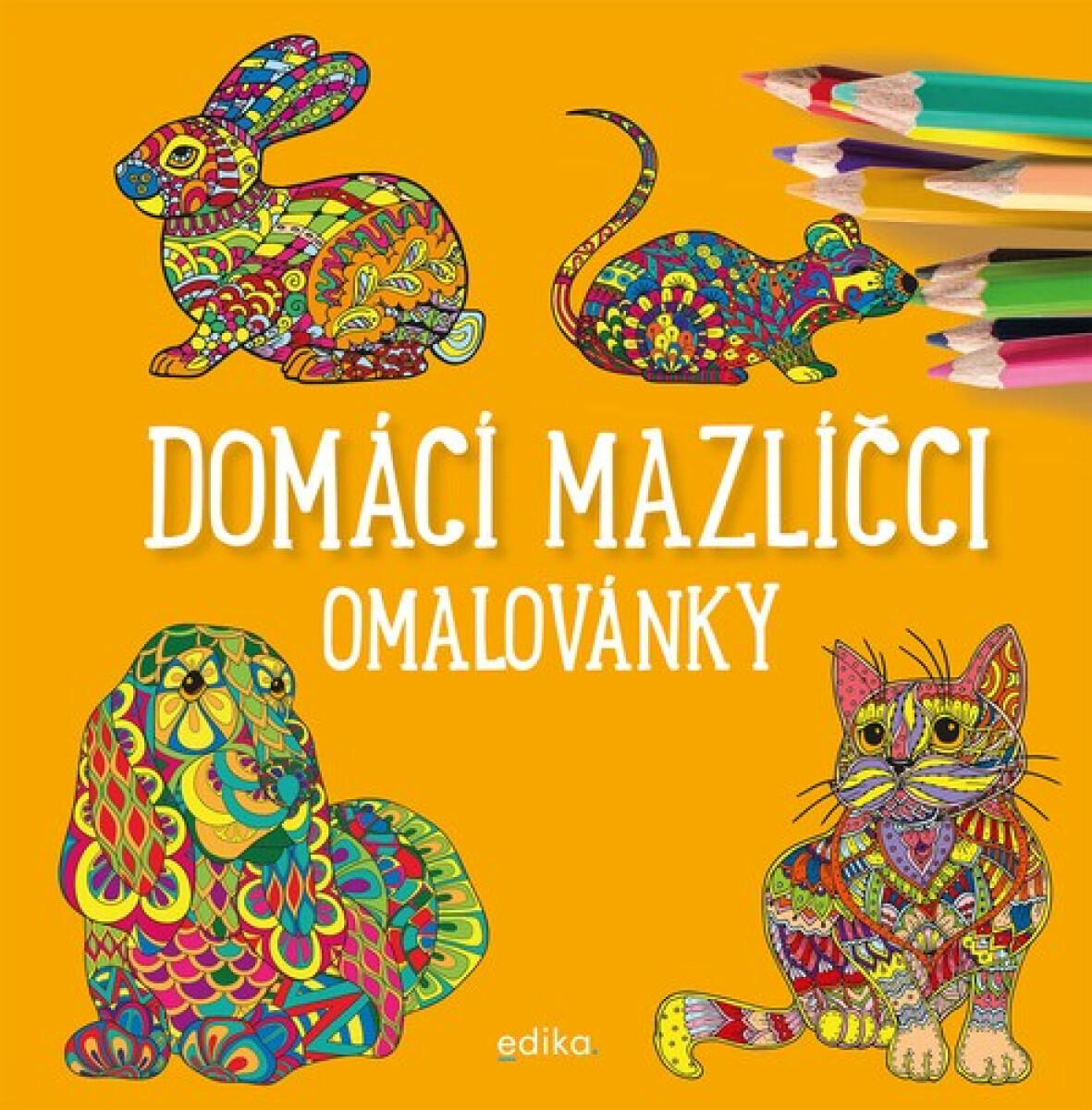Kniha Domácí mazlíčci - omalovánky