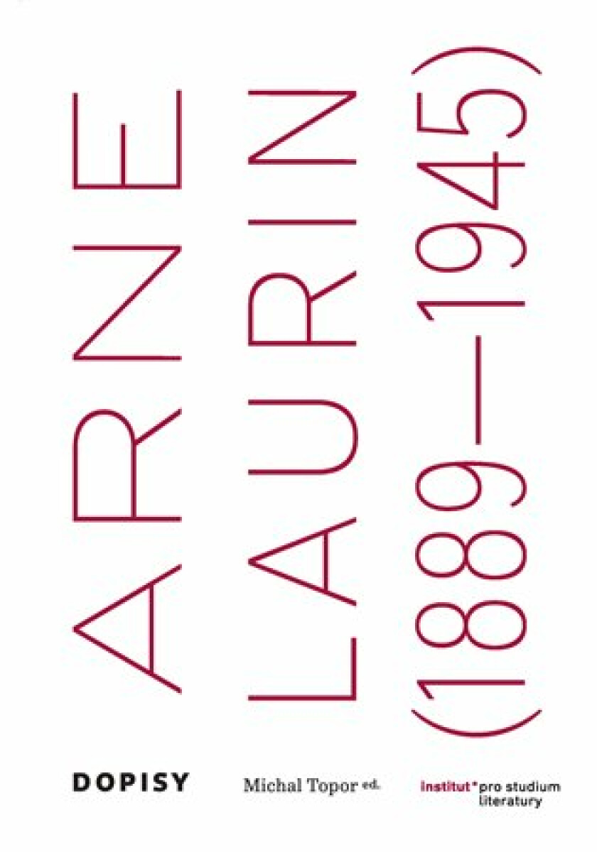 Kniha Dopisy (Arne Laurin 1889-1945)