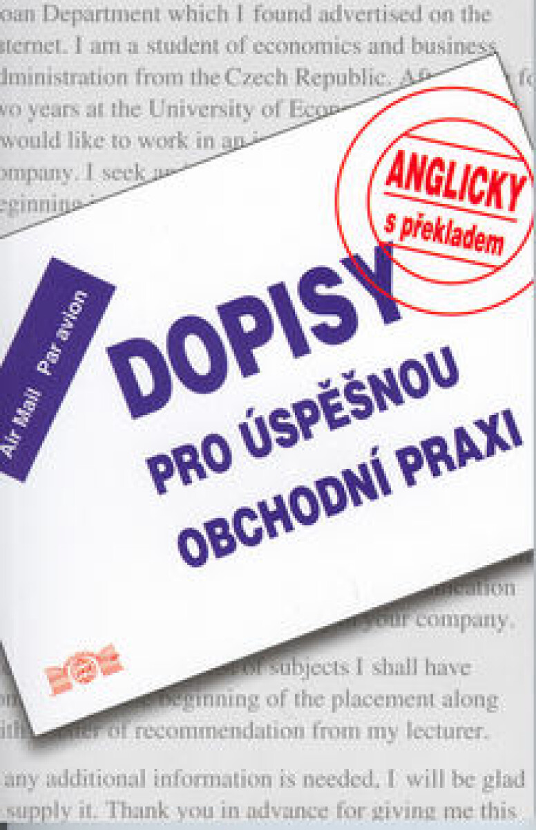 Kniha Dopisy pro úspěšnou obchodní praxi