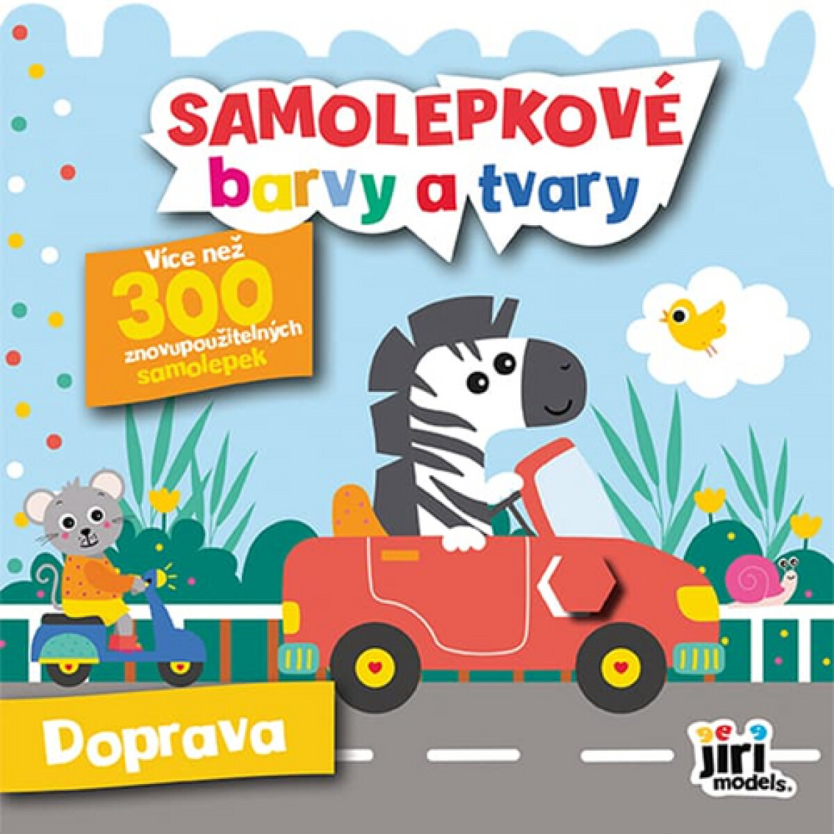 Samolepkové barvy a tvary pro nejmenší