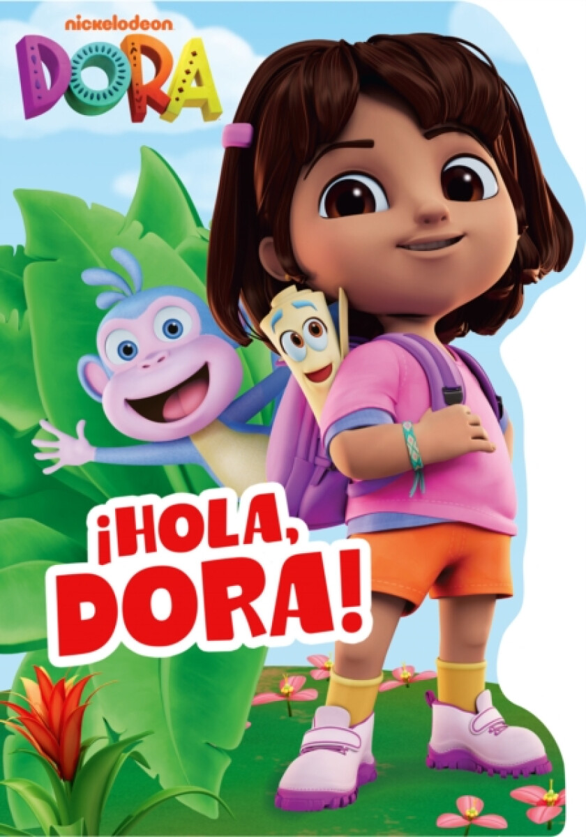 Kniha DORA: Hola, Dora! Shaped Board Book