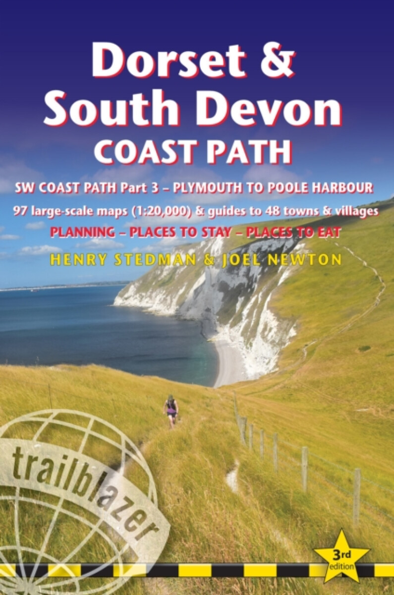 Kniha Dorset and South Devon Coast Path - guide and maps to 48 towns and villages with large-scale walking maps (1:20 000)