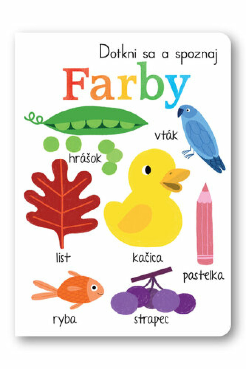 Kniha Dotkni sa a spoznaj: Farby