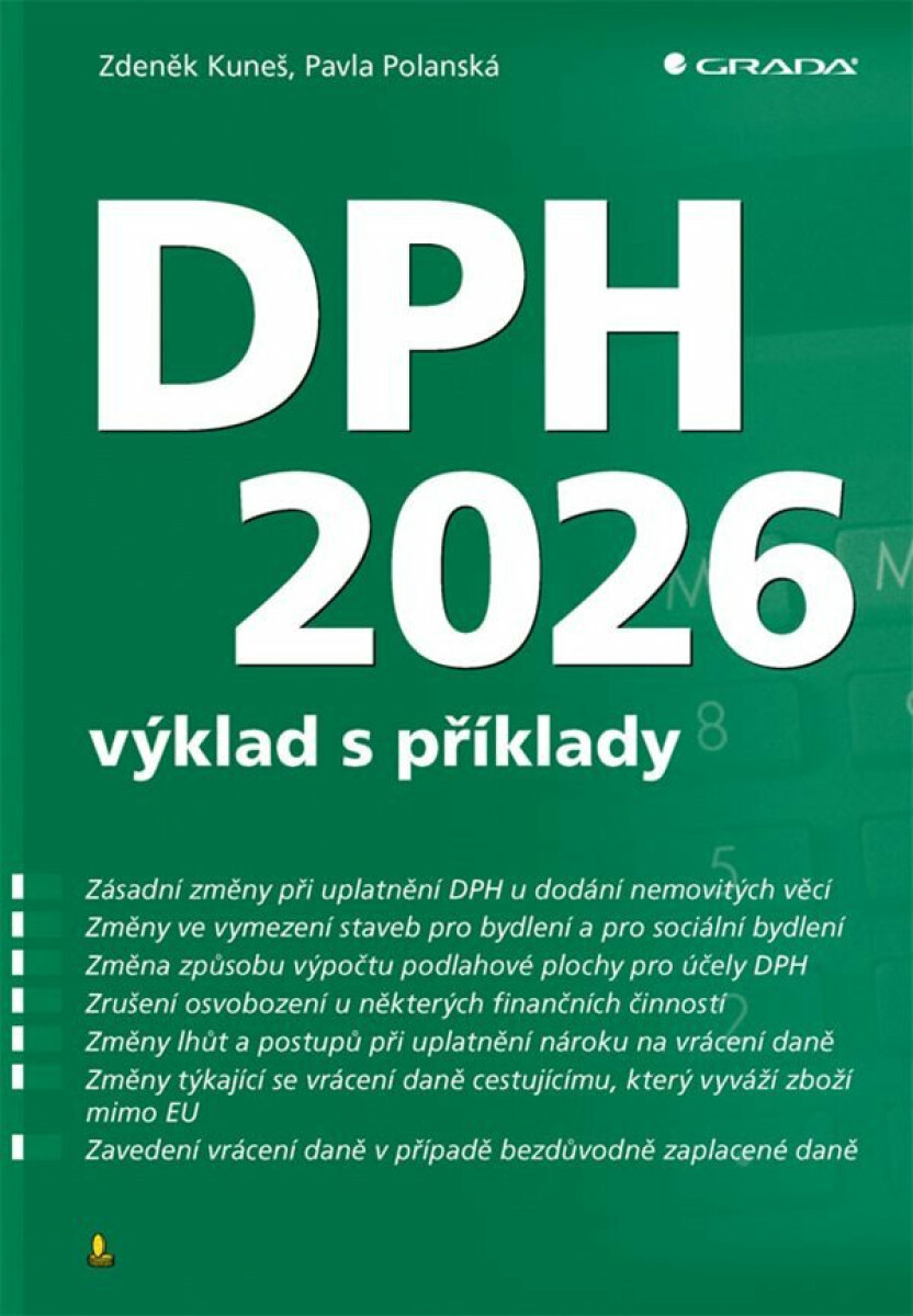 Kniha DPH 2026 - výklad s příklady