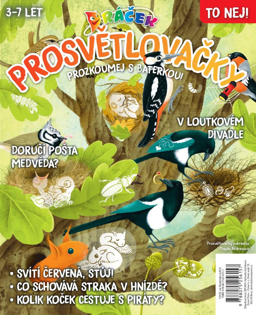 Kniha Dráček speciál - Prosvětlovačky: Ptáčci & to nej! Prozkoumej s baterkou!