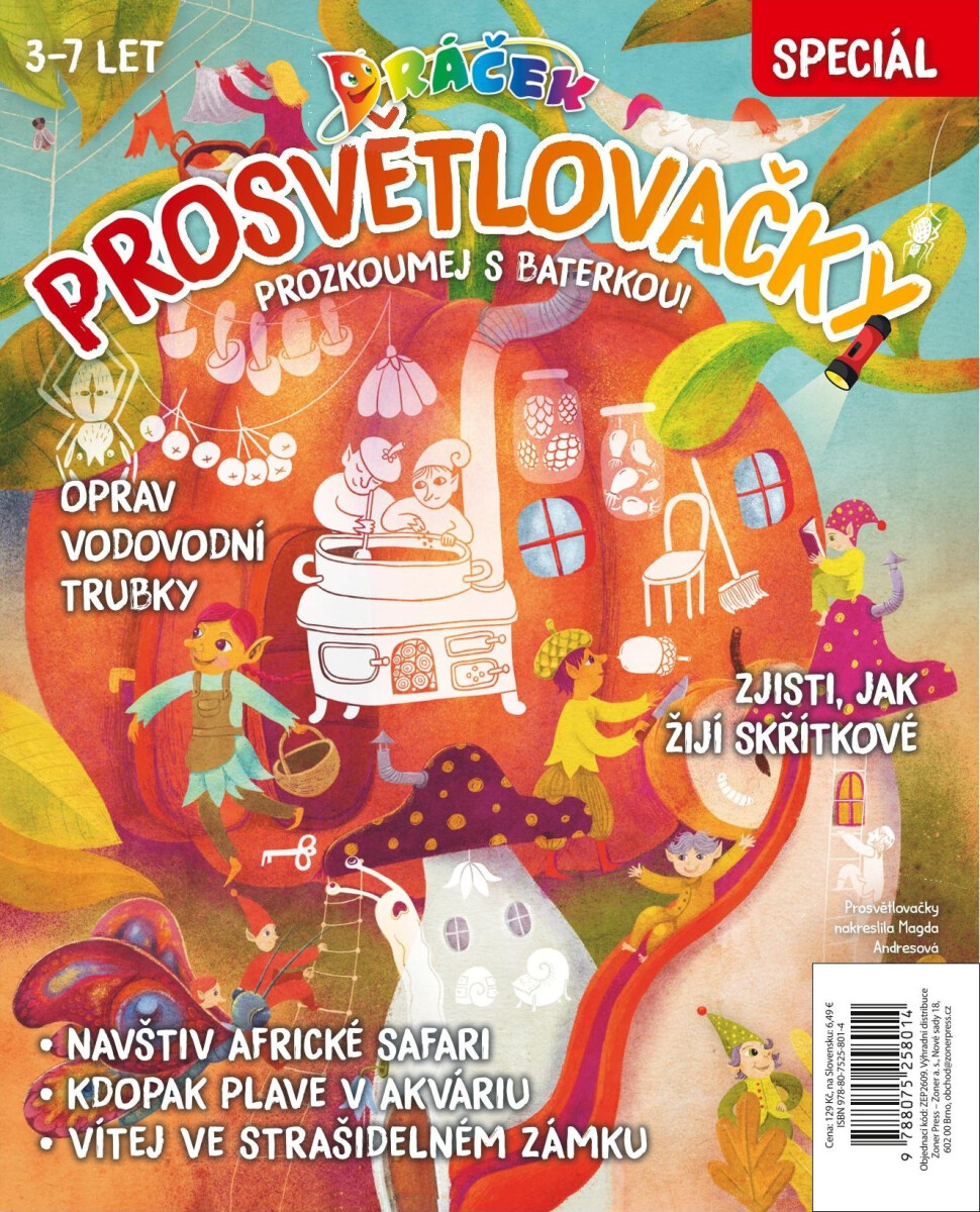 Kniha Dráček speciál – Prosvětlovačky: Skřítkové & to nej!