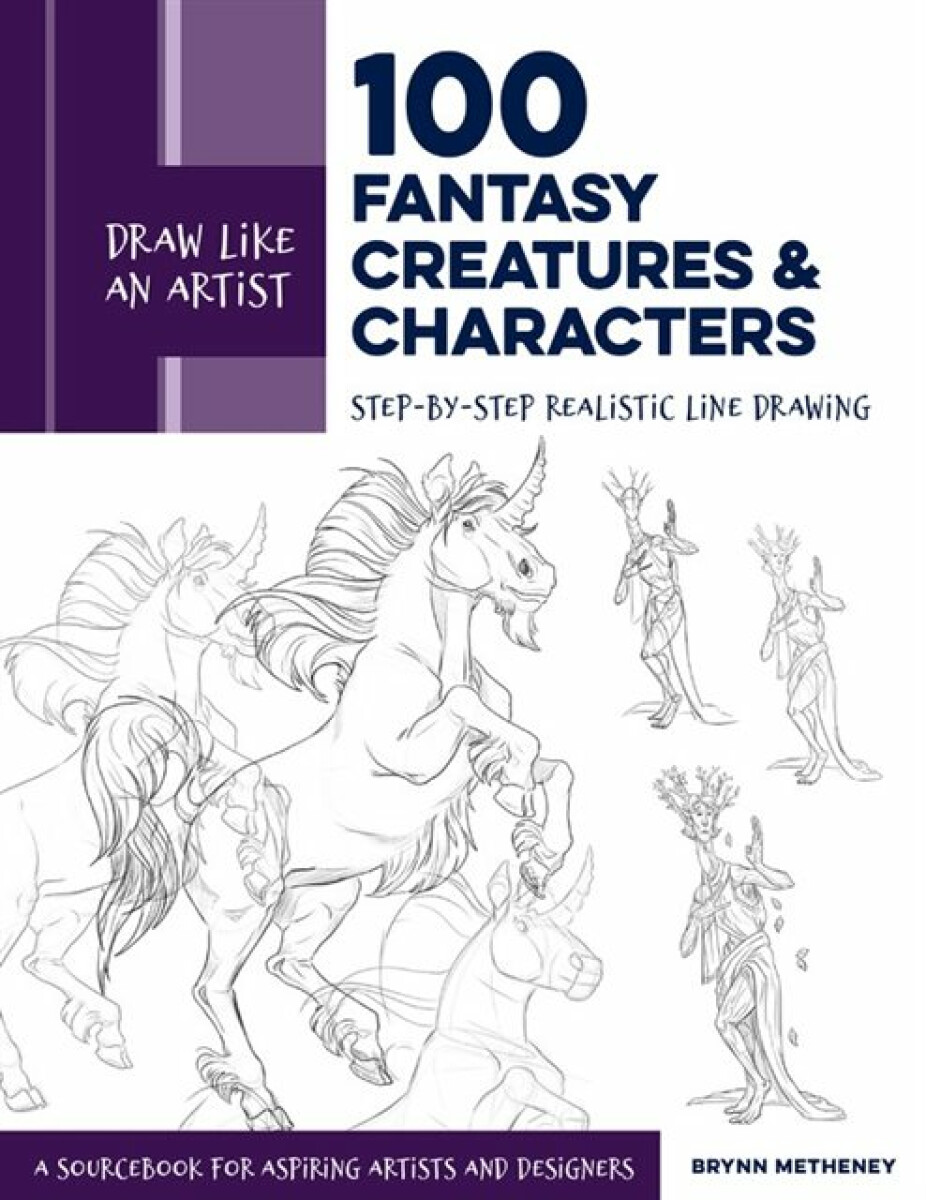 Kniha Draw Like an Artist: 100 Fantasy Creatures and Characters