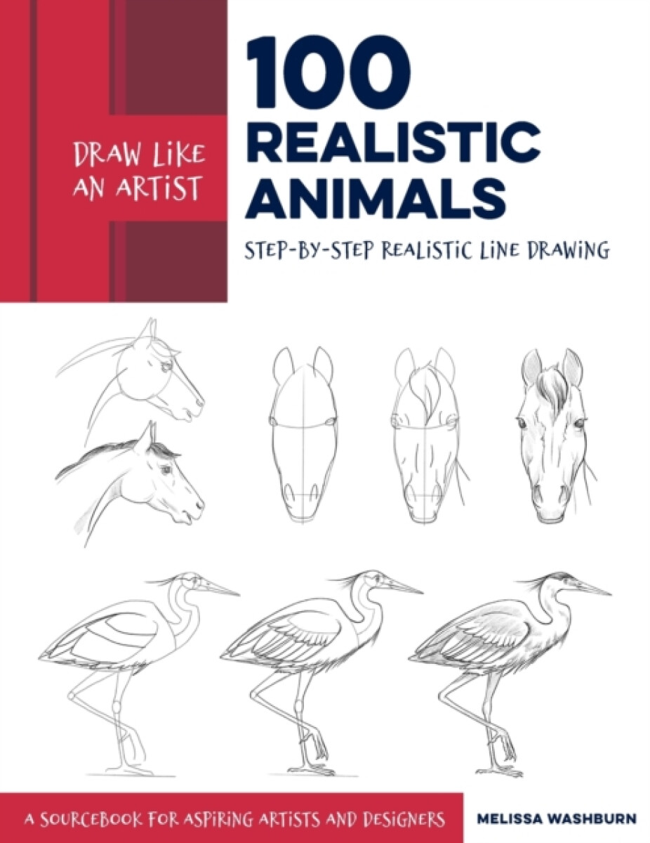 Kniha Draw Like an Artist: 100 Realistic Animals