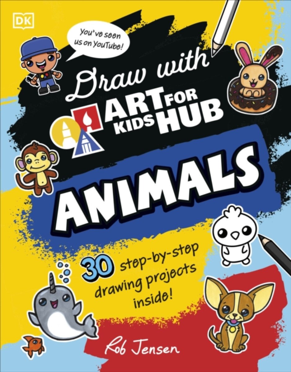 Kniha Draw with Art for Kids Hub Animals