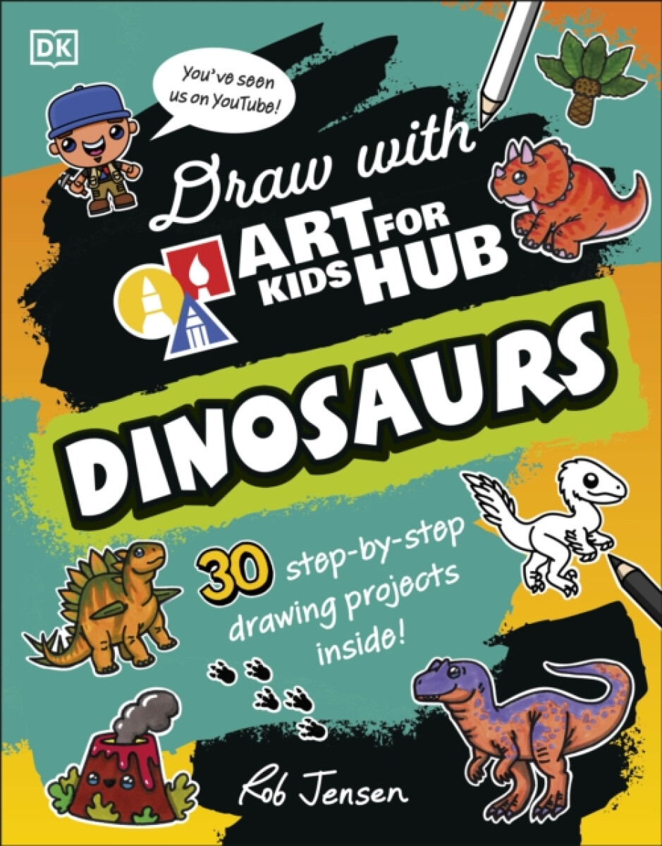 Kniha Draw with Art for Kids Hub Dinosaurs