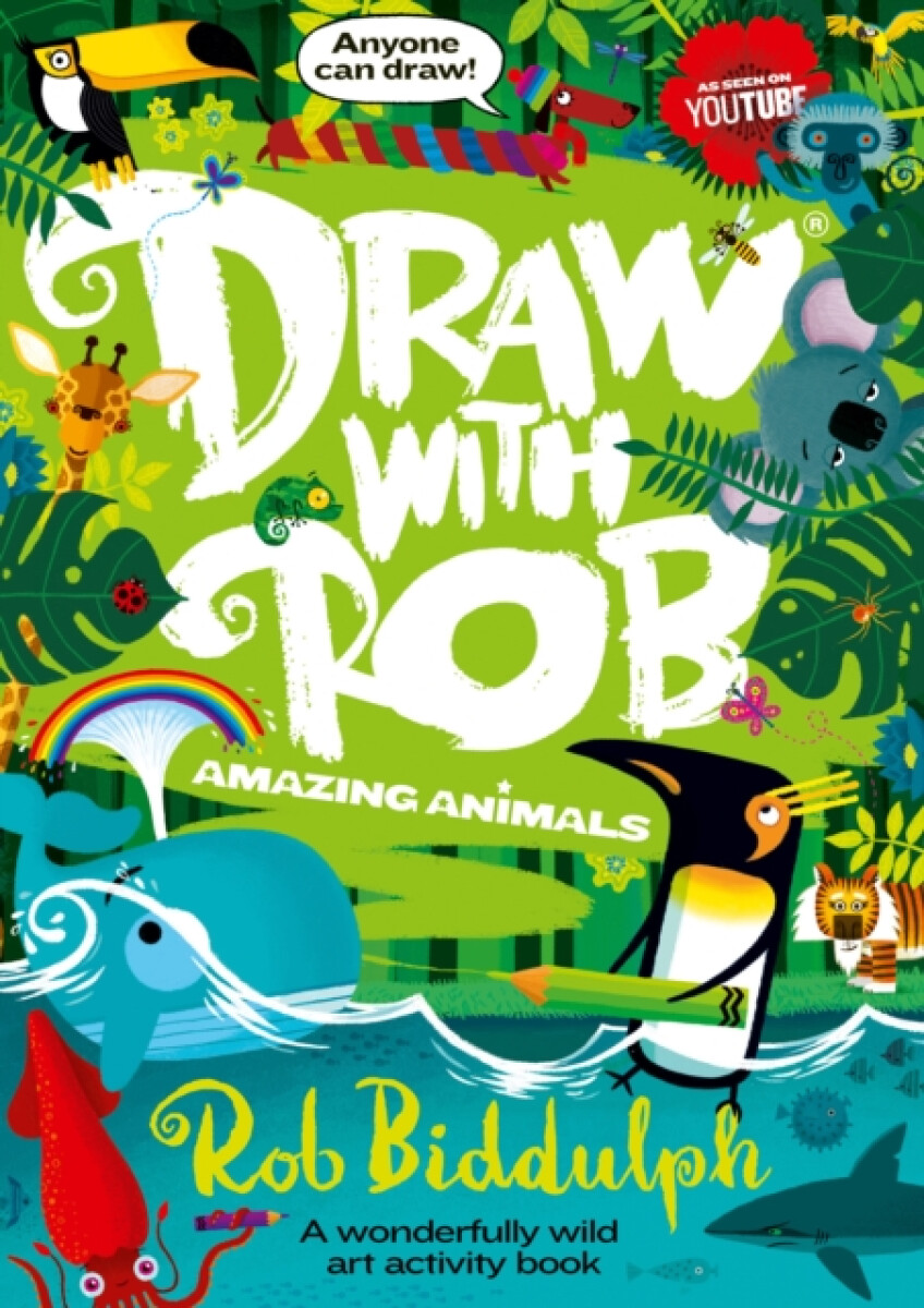 Kniha Draw With Rob: Amazing Animals