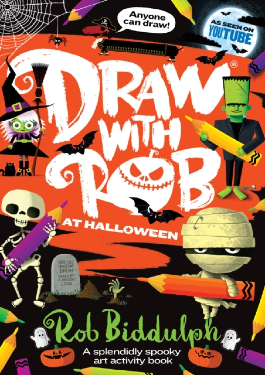 Kniha Draw With Rob at Halloween