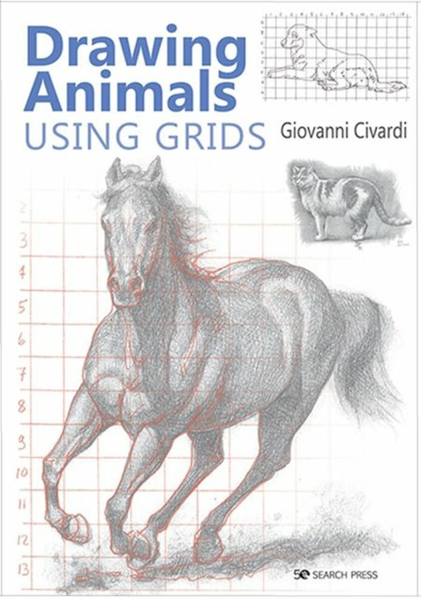 Kniha Drawing Animals Using Grids