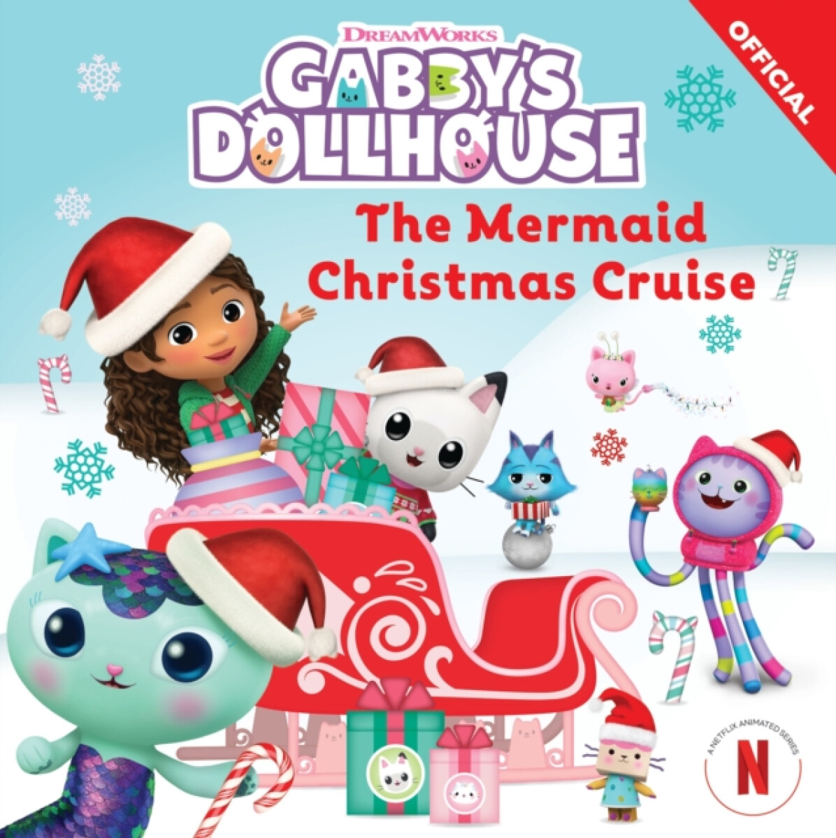 Kniha DreamWorks Gabby's Dollhouse: The Mermaid Christmas Cruise