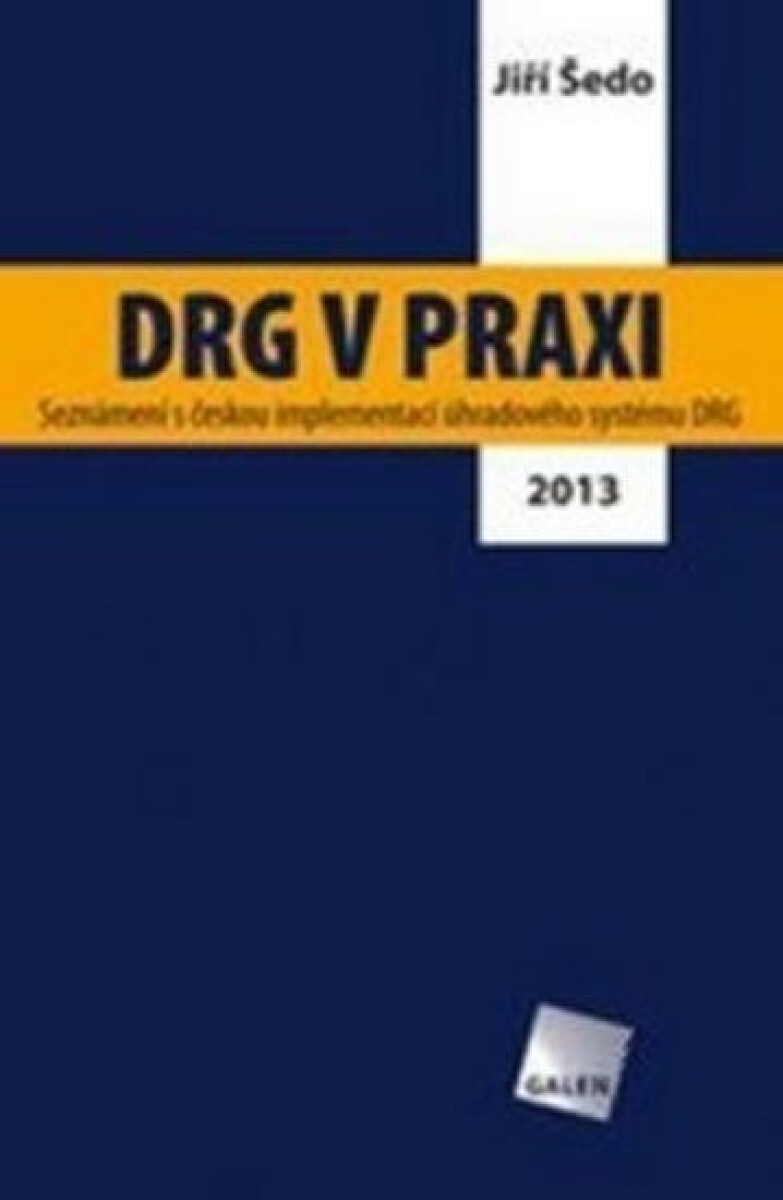 DRG v praxi koupíte na Knihydobrovsky.cz