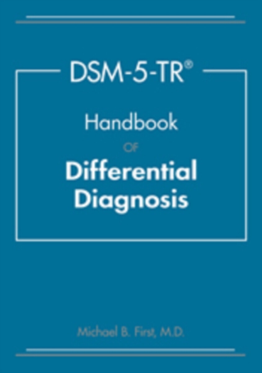 Kniha DSM-5-TR® Handbook of Differential Diagnosis