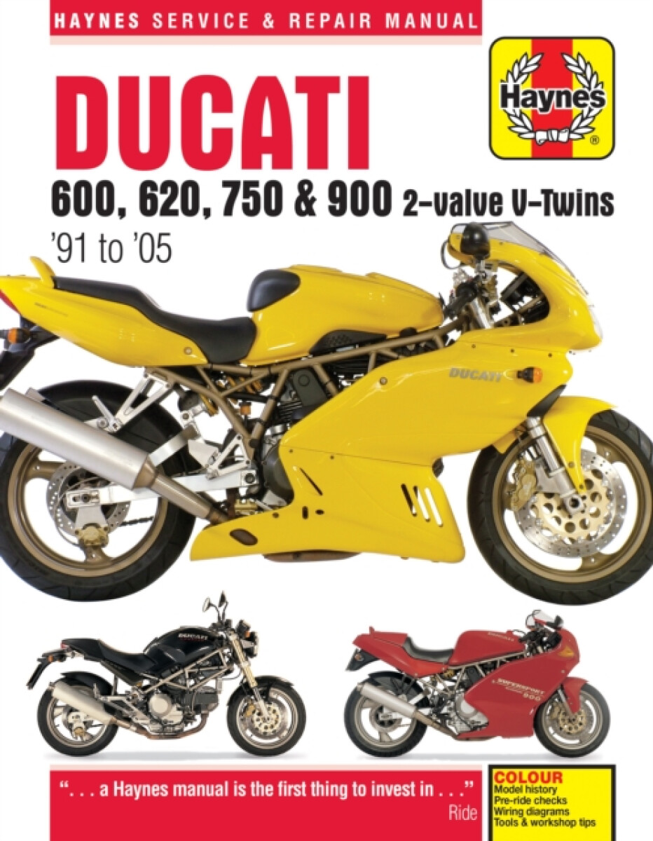 Kniha Ducati 600, 620, 750 a 900 2-valve V-Twins (91 - 05) Haynes Repair Manual