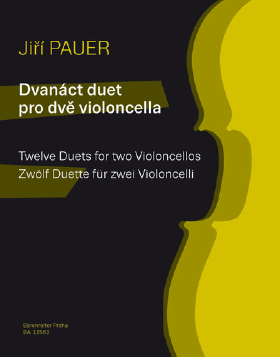Kniha Dvanáct duet pro dvě violoncella