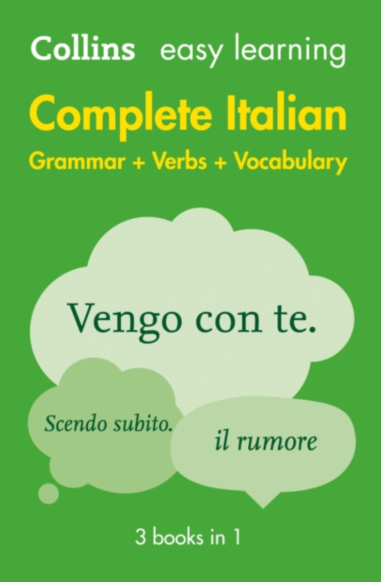 Kniha Easy Learning Italian Complete Grammar, Verbs and Vocabulary (3 books in 1)