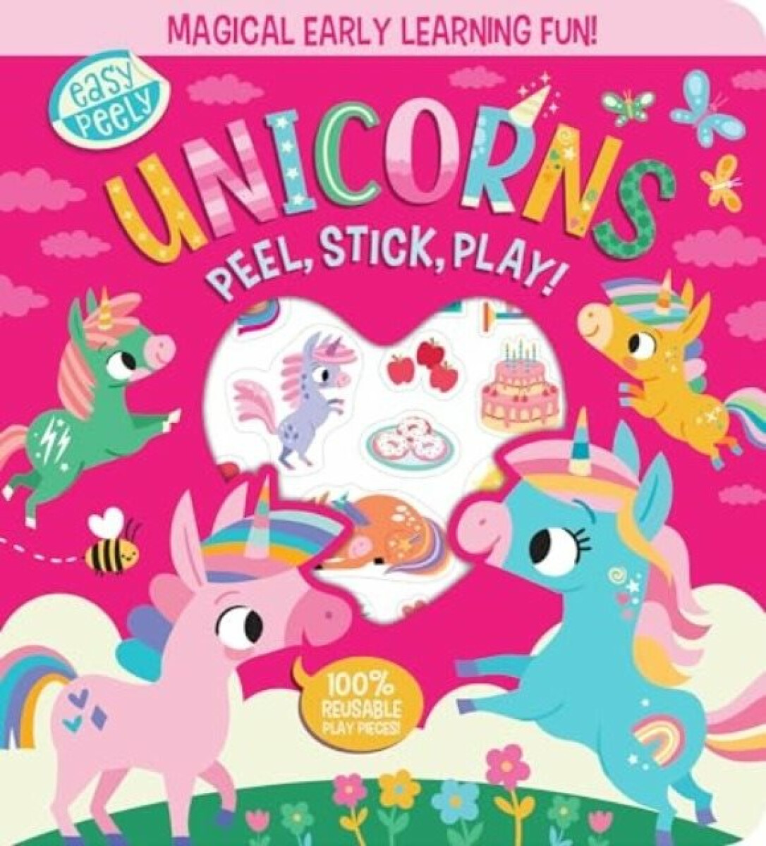 Kniha Easy Peely Unicorns - Peel, Stick, Play!