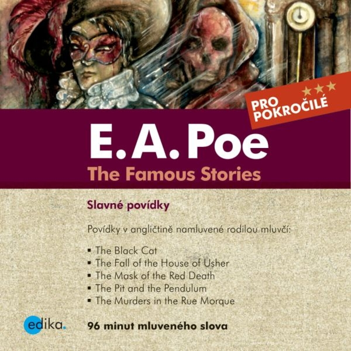 Levně Edgar Allan Poe - Famous Stories - Edgar Allan Poe, Sabrina D. Harris - audiokniha