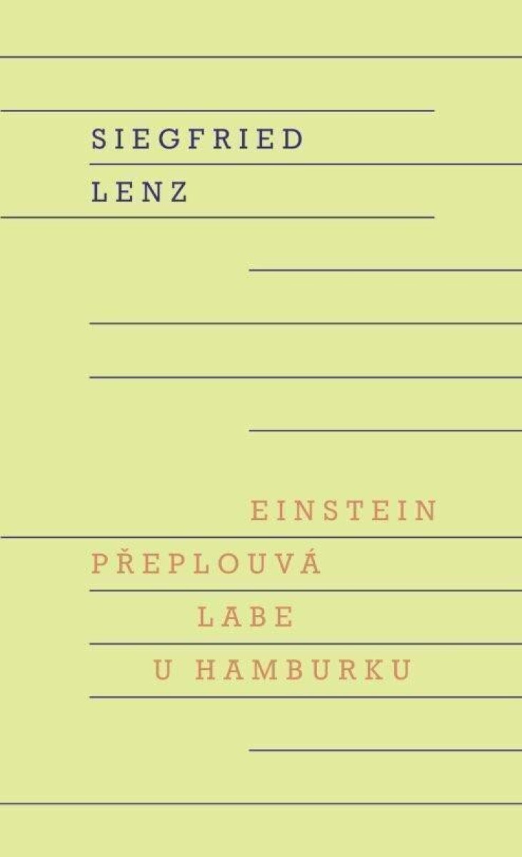 Kniha Einstein přeplouvá Labe u Hamburku