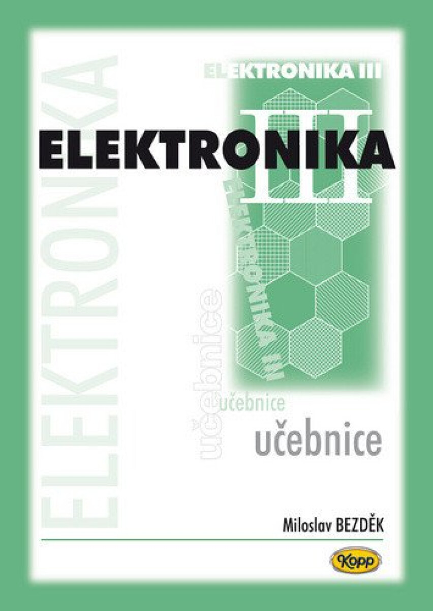 Kniha Elektronika III - učebnice
