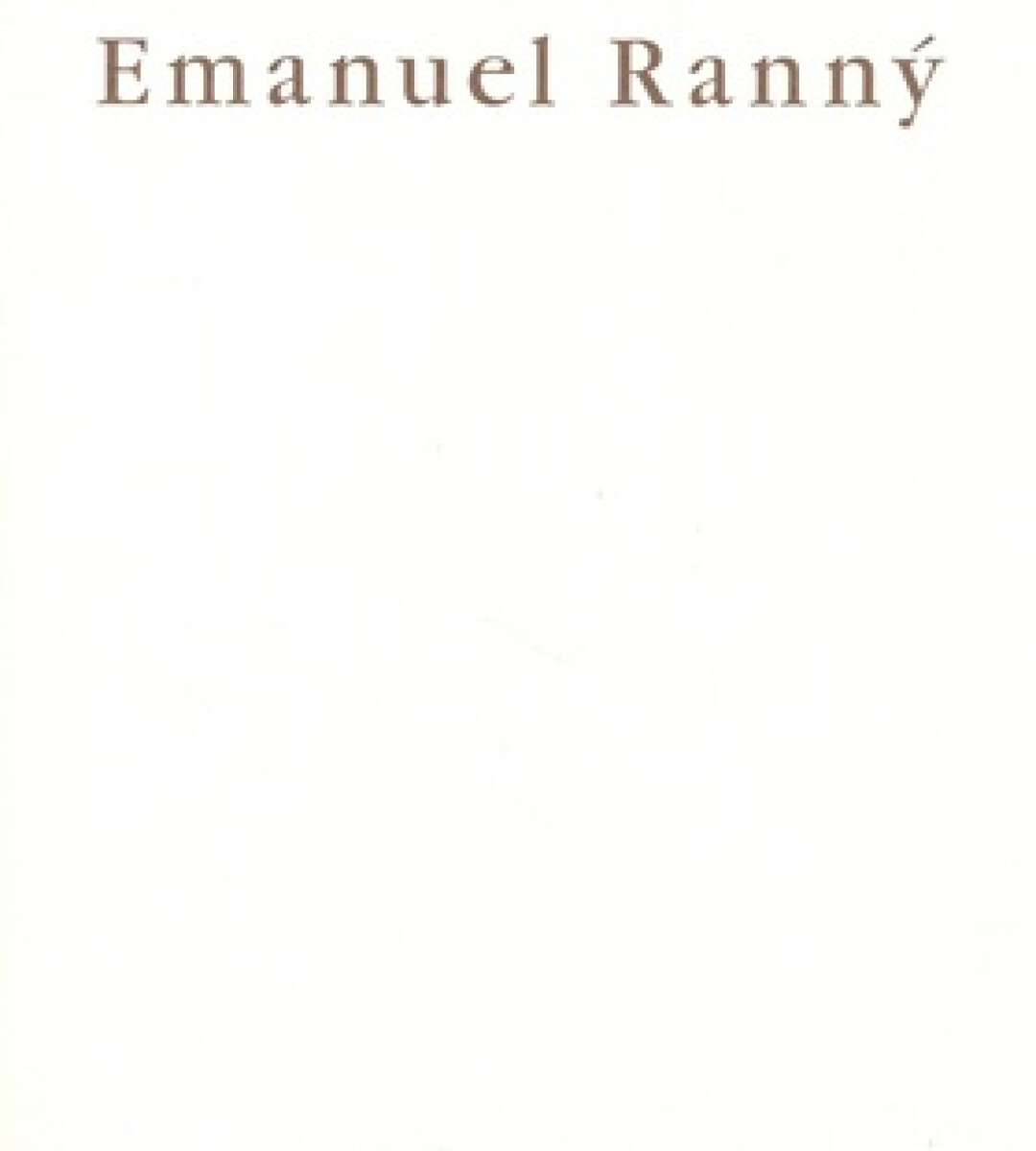 Kniha Emanuel Ranný st., Obrazy, kresby, grafika