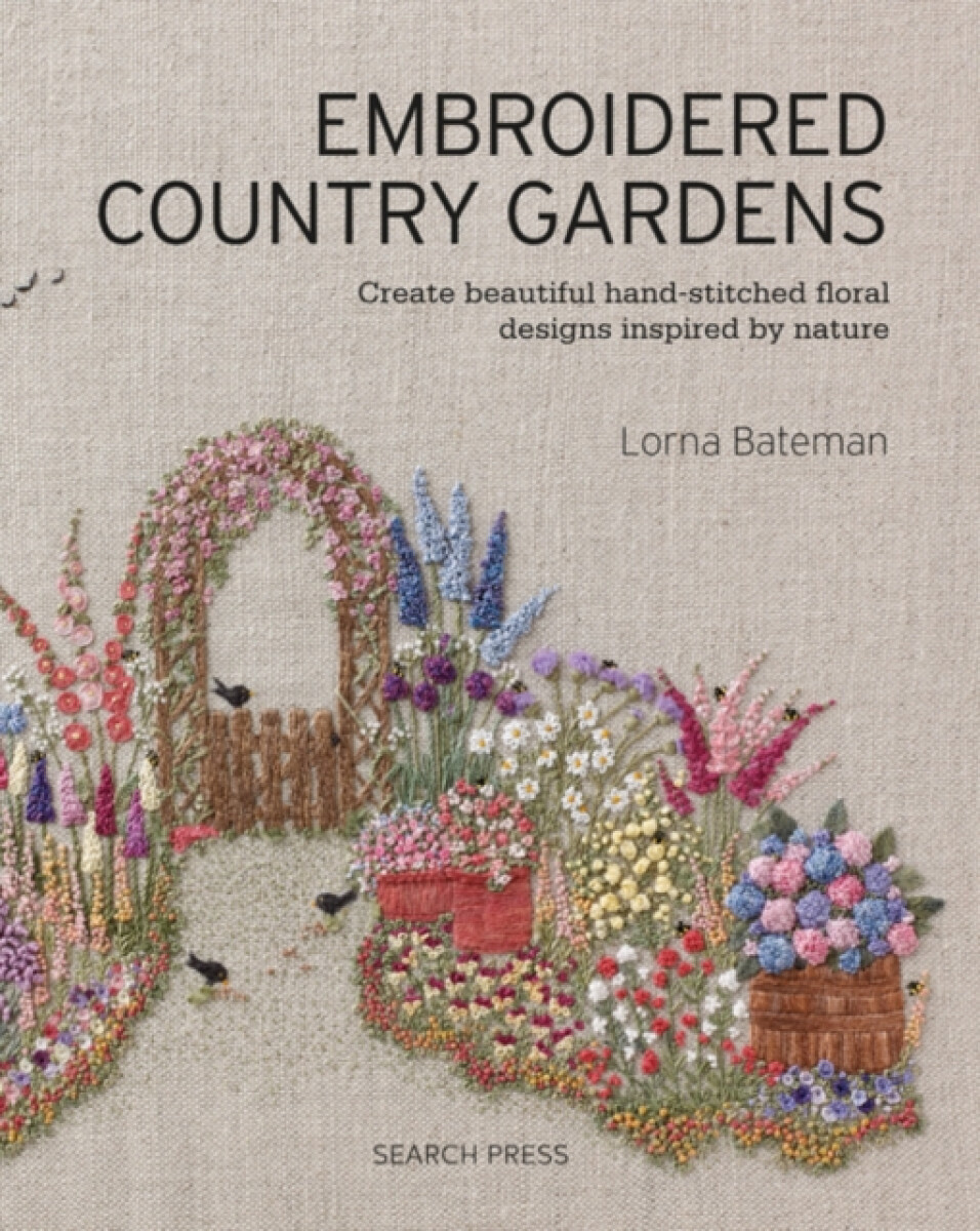 Kniha Embroidered Country Gardens
